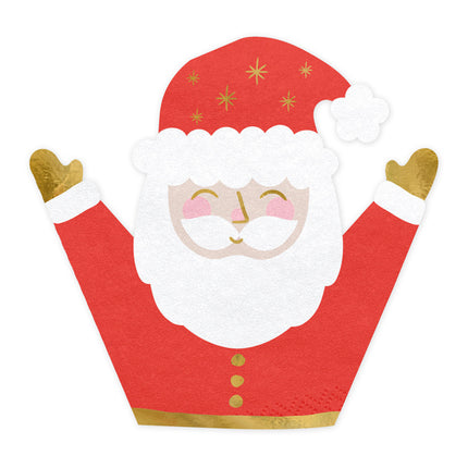 Feestbazaar Kerstman Servet (20st)
