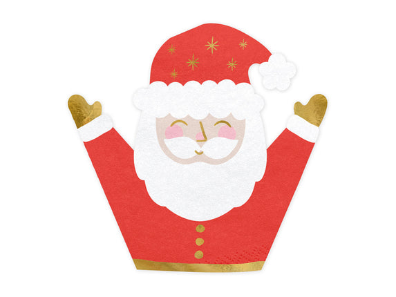 Feestbazaar Kerstman Servet (20st)