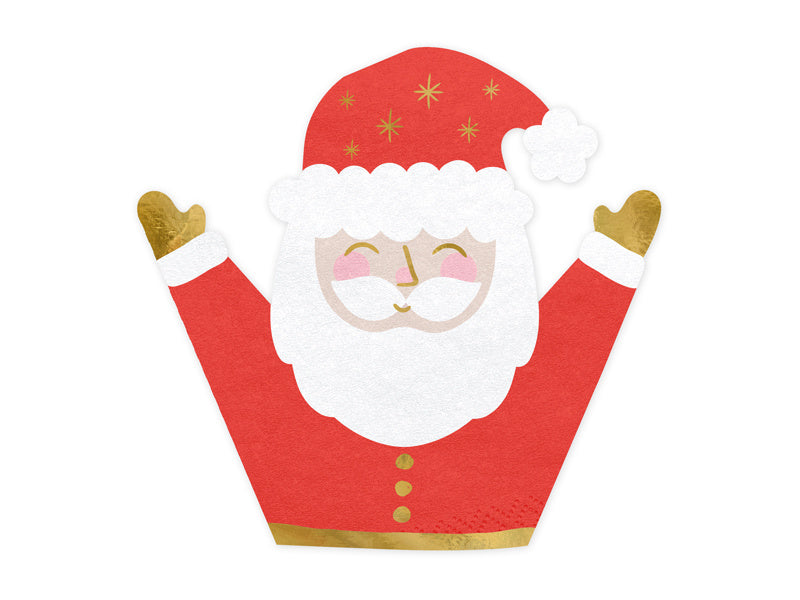 Feestbazaar Kerstman Servet (20st)