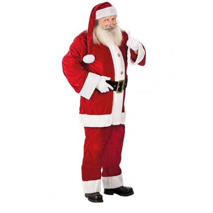 Feestbazaar Kerstmanpak Fluweel Luxe 4-Delig Mirre