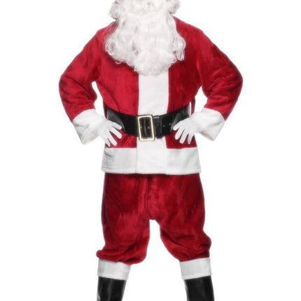 Feestbazaar Kerstmanpak pluche luxe