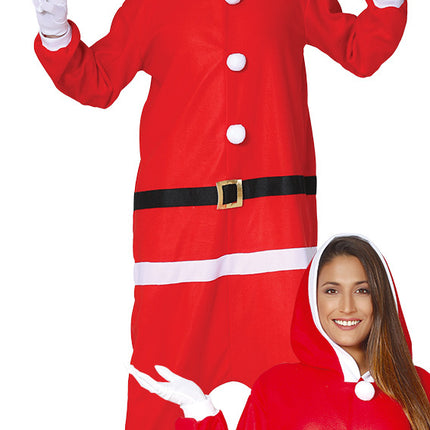 Feestbazaar Kerstman/vrouw Pyama pak