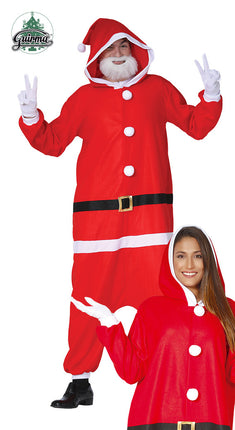 Feestbazaar Kerstman/vrouw Pyama pak