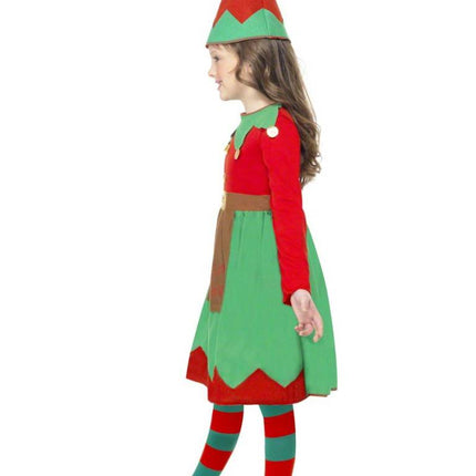 Feestbazaar kerstmeisje kostuum