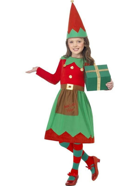 Feestbazaar kerstmeisje kostuum