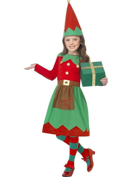 Feestbazaar kerstmeisje kostuum