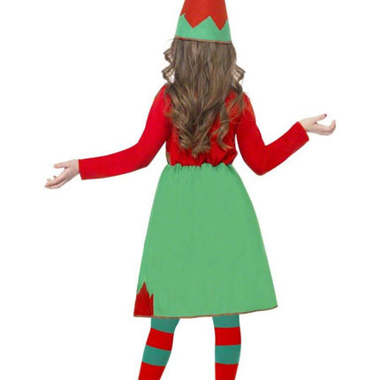 Feestbazaar kerstmeisje kostuum