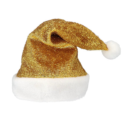 Feestbazaar Kerstmuts Goud Glitter