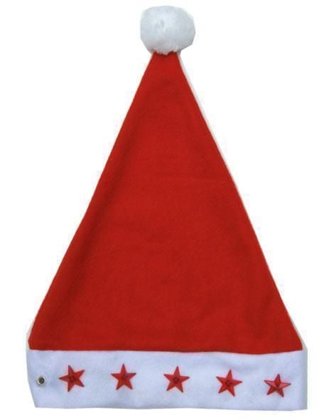 Feestbazaar Kerstmuts met sterren