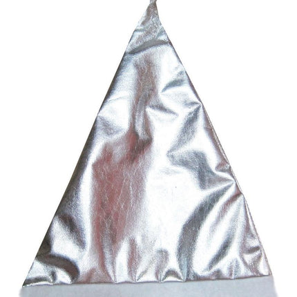 Feestbazaar Kerstmuts Metallic Zilver