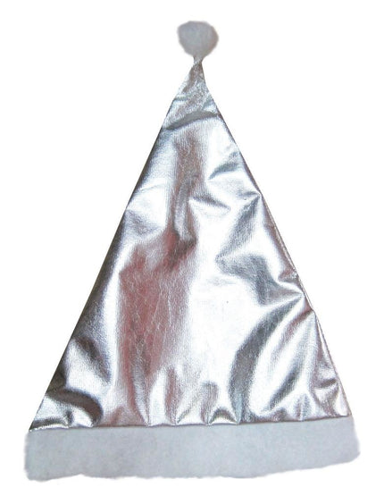 Feestbazaar Kerstmuts Metallic Zilver