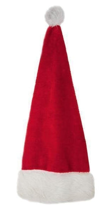 Feestbazaar Kerstmuts pluche 80cm