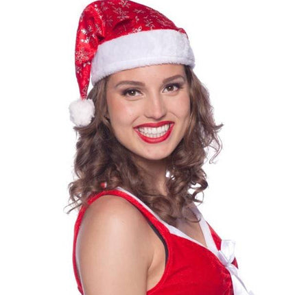 Feestbazaar Kerstmuts Sneeuwvlokken