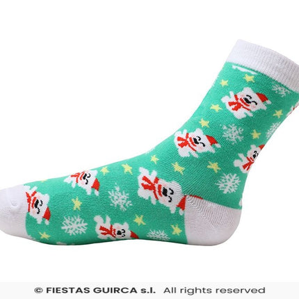 Feestbazaar Kerstsokken Ijsbeer Kind Groen