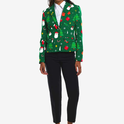 Feestbazaar Kert Colbert Dames Festivity Green