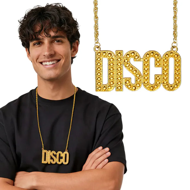 Feestbazaar Ketting Disco Goud