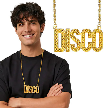 Feestbazaar Ketting Disco Goud