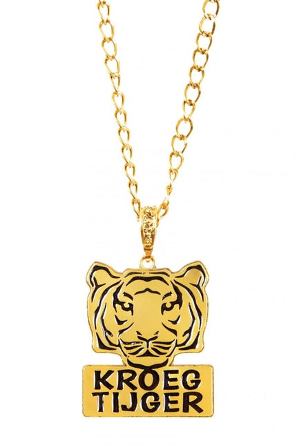 Feestbazaar Ketting kroegtijger goud