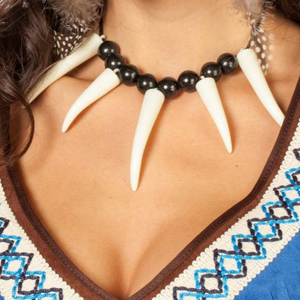 Feestbazaar Ketting met tanden