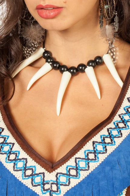 Feestbazaar Ketting met tanden