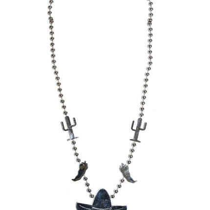 Feestbazaar Ketting Mexico Zilver