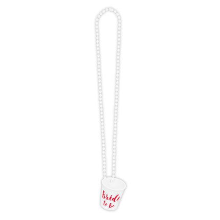 Feestbazaar Ketting Shotglaasje 'Bride To Be'
