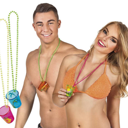Feestbazaar Ketting Shotglas Hawaï