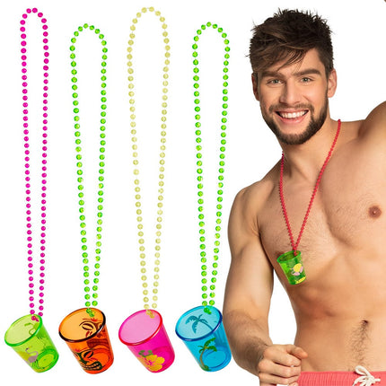 Feestbazaar Ketting Shotglas Hawaï