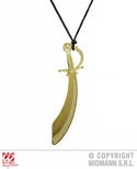 Feestbazaar Ketting zwaard goud