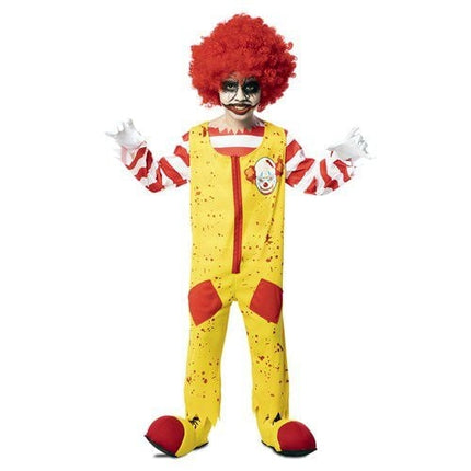 Feestbazaar Killer Clown Kostuum Geel Kind  Koko