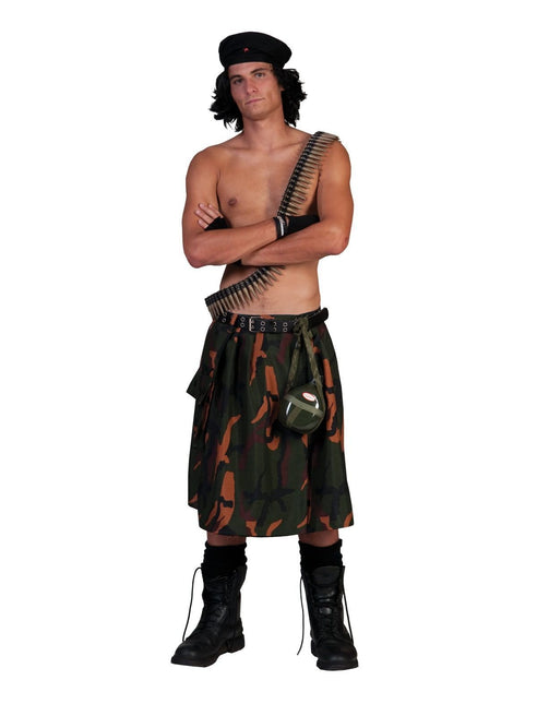 Feestbazaar Kilt Met Legerprint