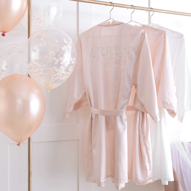 Feestbazaar Kimono  Brides Besties Roze