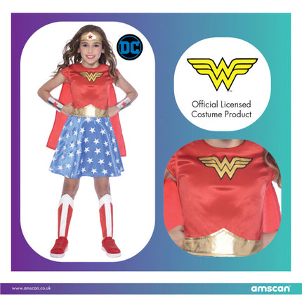 Feestbazaar Kinderkostuum Wonder Woman 5-delig Official