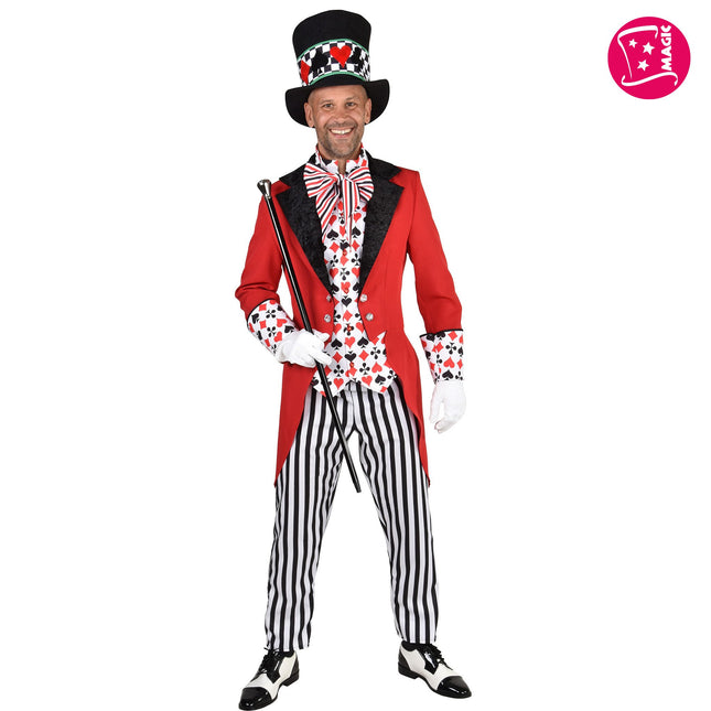 Feestbazaar King Of Cards Kostuum Heren Premium