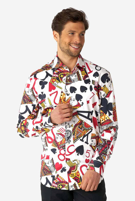 Feestbazaar King of Clubs Blouse Heren Opposuits