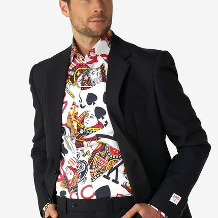 Feestbazaar King of Clubs Blouse Heren Opposuits