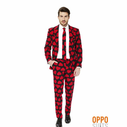 Feestbazaar King Of Hearts Opposuit kostuum man