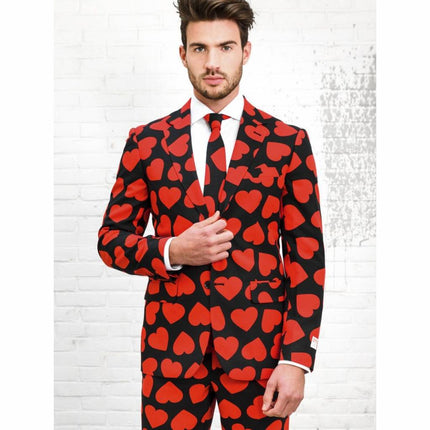 Feestbazaar King Of Hearts Opposuit kostuum man