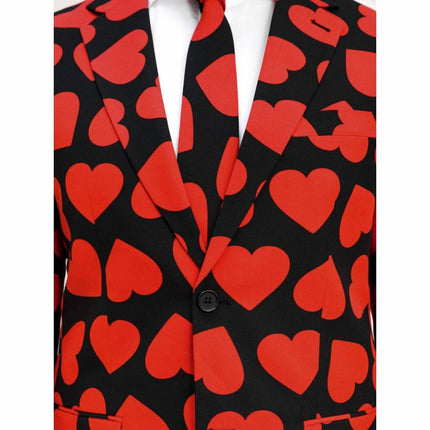 Feestbazaar King Of Hearts Opposuit kostuum man
