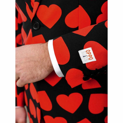 Feestbazaar King Of Hearts Opposuit kostuum man