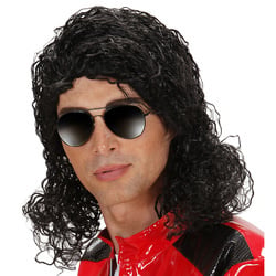Feestbazaar King of Pop pruik elite