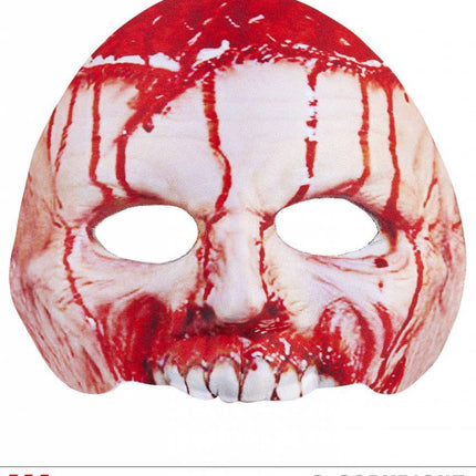 Feestbazaar Kinloos bloederig psycho masker
