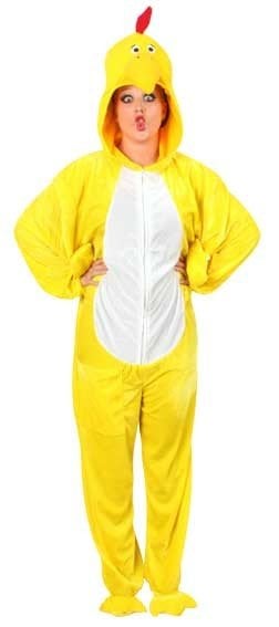 Feestbazaar Kip outfit pluche