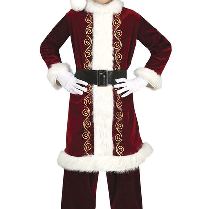 Feestbazaar Klassiek Kerstman Kostuum Kind Claus