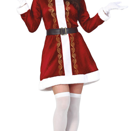 Feestbazaar Klassiek Kerstvrouw Jurkje Claus