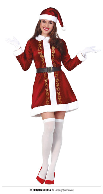 Feestbazaar Klassiek Kerstvrouw Jurkje Claus