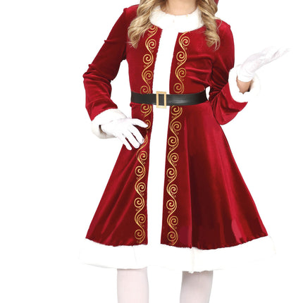 Feestbazaar Klassiek Kerstvrouw Jurkje Kind