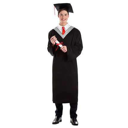 Feestbazaar Klassieke Toga Zwart Man Graduated