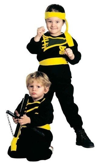 Feestbazaar Kleine ninja kostuum Reptile