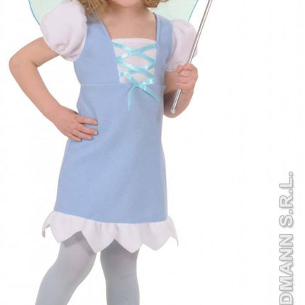 Feestbazaar Kleine Pixie kostuum blauw